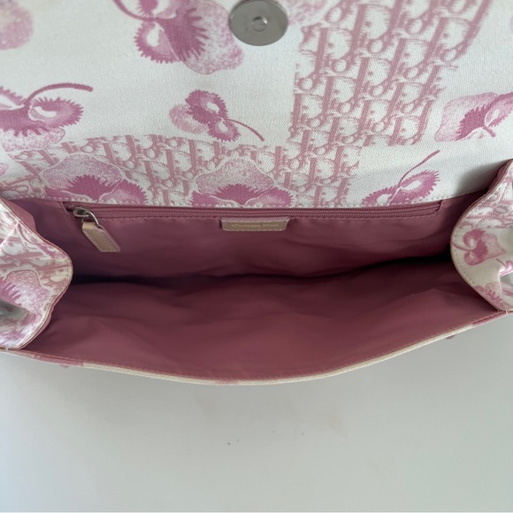 DIOR Pink Cherry Blossom Shoulder Bag / DIOR Pink Floral Shoulder Bag - Picture 7 of 12
